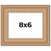 PosterPalooza | Photo Size Weathered Yellow Picture Frame - UV Acrylic, Foam Board Backing, Hanging Hardware - 2 of 4