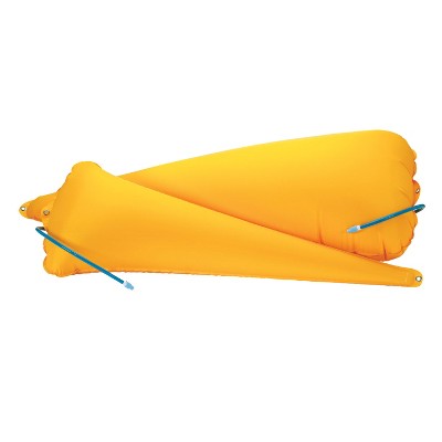 Seattle Sports Full Sea Lake Paddle Kayak Bow and Stern Float Accessory Set of 2 to Prevent Swamping, Yellow