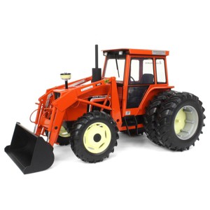 Spec Cast 1/16 Allis Chalmers 6070 w/ FWA, Rear Duals, Loader & Cab, 2024 Lafayette Farm Toy Show Cust-2091 - 1 of 4