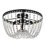 Elegant Lighting Kylie 16 inch flush mount in black - 3 of 4
