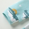 Owlivia Organic Cotton Baby Long Sleeve Pajama Sets, Toddler 2Pc Sleepwear - Crocodile - 3 of 4