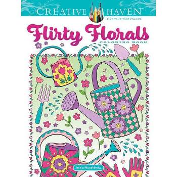 Creative Haven Floral Design Color By Number Adult Coloring Book Speed  Color - Family Toy Report 
