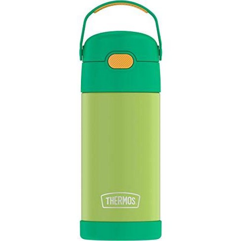  THERMOS FUNTAINER 12 Ounce Stainless Steel Vacuum Insulated Kids  Straw Bottle, Lime: Home & Kitchen