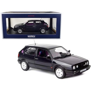 1991 Volkswagen Golf GTI "Fire and Ice" Dark Purple Metallic 1/18 Diecast Model Car by Norev - 1 of 3