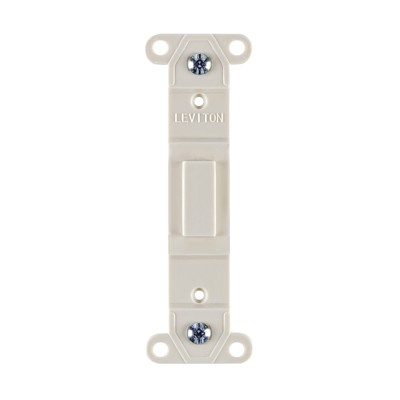 Leviton Light Almond 80700-00T 1-gang Thermoset Plastic Blank Wall Plate 1 pk