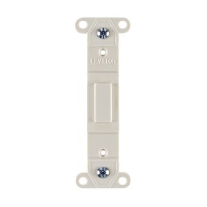 Leviton Light Almond 80700-00T 1-gang Thermoset Plastic Blank Wall Plate 1 pk - 1 of 1