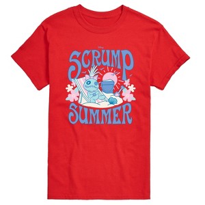 Men's - Lilo and Stitch - Scrump Summer Short Sleeve Graphic T-Shirt - 1 of 4