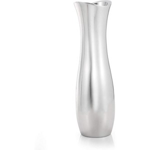 Nambe Stryker Metal Alloy Flower Vase, Centerpiece Table Home Indoor Desk Décor, Mid Century Modern Style Vase for Wedding Housewarming Gift - 1 of 4