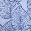 Commonwealth Havana Leaf Outdoor / Indoor Curtain Grommet Top Panel With 8 Silver Grommets - 54x108" - Blue - 3 of 3