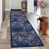 Washable Area Rugs for Living Room Non-Slip Vintage Accent Rug for Bedroom Retro Distressed Non-Slip Stain Resistant Carpet - 3 of 4