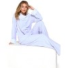 Casual Nights Fleece Pajama Set for Women, Soft Winter Pajamas with Pockets Lounge Set - 2 of 4