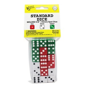 Koplow Games Dot Dice Set, Pack of 18, 6 Packs - 1 of 1