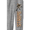 Gremlins Stripe Character Vertical Text Youth Heather Gray Graphic Jogger Pants - image 2 of 3