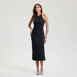 Women's Halter Neck Knit Dress - A New Day™ - 1 of 3