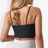 Anna-Kaci Active Women's Scoop Neck Stretchy Cropped Sports Athletic Bra - 4 of 4