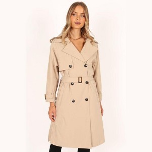 Petal and Pup Womens Trina Button Front Trench Coat - 1 of 4
