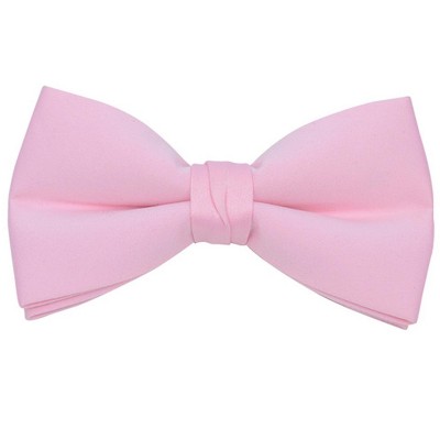 Young Boy's Pre-tied Clip On Bow Tie - Formal Tuxedo Solid Color