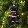 5.25" Christmas Fabric Metallic Space Girl Ornament - Wondershop™ - 2 of 3