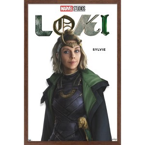 Trends International Marvel Loki - Sylvie Feature Series Framed Wall Poster Prints - 1 of 4