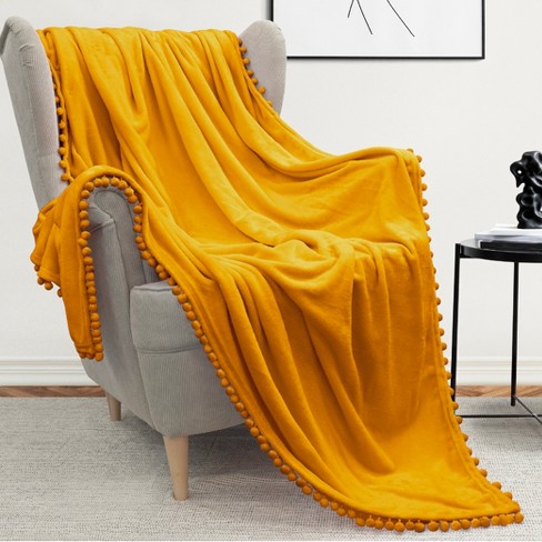 Pom pom best sale throw blanket target