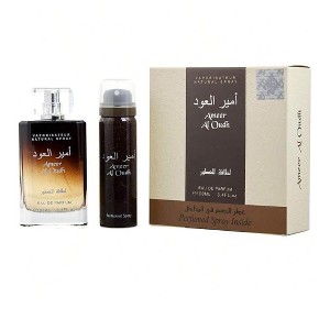 Lattafa Vanilla, Woody Notes, Labdanum, Agarwood, Sugar Unisex Eau De Parfum Spray 3.4 Oz & Deodorant 1.6 Oz   3.4 Oz Fragrance - 1 of 1