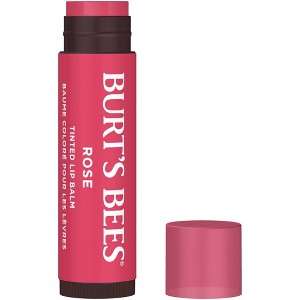 Burt's Bees Tinted Lip Balm - Rose - 0.15oz - 1 of 4
