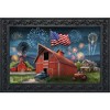 Briarwood Lane Summer 4th of July Doormat 30x18 Indoor Outdoor American Celebration Barn For 4th of July Doormat - image 2 of 4