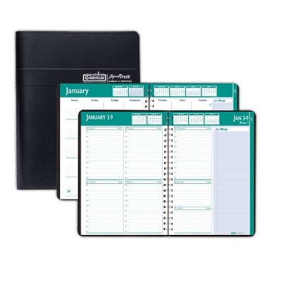 House of Doolittle Recy Express Track Weekly/Monthly Appt Book 11x8.5 Black 2022-2023 29602