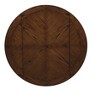 Sapphtopaz Round Dining Table Kitchen Table Transitional Style Counter Height Table with 2 Display Shelves - 2 of 4