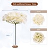 Unique Bargains Wedding Centerpieces Decoration Silk Artificial Hydrangea Flowers - 2 of 4