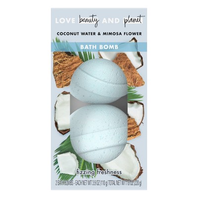 Love, Beauty & Planet - Love Beauty Planet Coconut Water Mimosa Flower Fizzing Freshness Bath Bombs