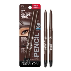 Revlon ColorStay Waterproof Eyeliner with Built-in Smudger - 0.02oz/2ct - 1 of 4