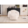 Lyngins Chenille Bean Bag Chairs for Kids and Adults,Comfy Lazy Chairs with Plush Foam and Footrest for Living Room - 2 of 4