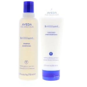Aveda Brilliant Shampoo, 8.5 oz & Aveda Brilliant Conditioner, 6.7 oz DUO - 1 of 2