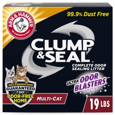Arm & Hammer Clump & Seal Multi-Cat Clumping Cat Litter - 19lbs