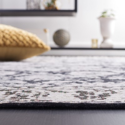 Grey and Sage Easy Care Synthetic Runner Rug