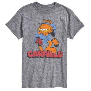 Men's - Garfield - Logo Street Fashion Short Sleeve Graphic T-Shirt - 1 of 3