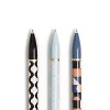 3ct Ballpoint Pens Black Ink - The Monterey - U Brands: Cute Pen Set, Pretty Journal Pens, 1.0mm Retractable, Non-Toxic - 3 of 4