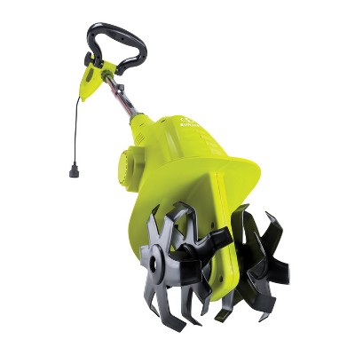 Sun Joe TJ599E Electric Garden Cultivator | 6.3-Inch | 2.5 Amp | Green.