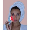 LINSAY Facial Cleansing Brush with LED Skin Therapy Bundle with Le preel Paris Organic Day Time Cream, USB Cable, Headband and Cosmetic Bag - 3 of 4