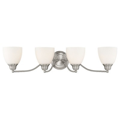 Livex Lighting Somerville 4 - Light Vanity in  Brushed Nickel