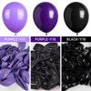 PartyWoo Balloons Dark Purple 18 12 10 5 Inch 142 pcs - 3 of 4