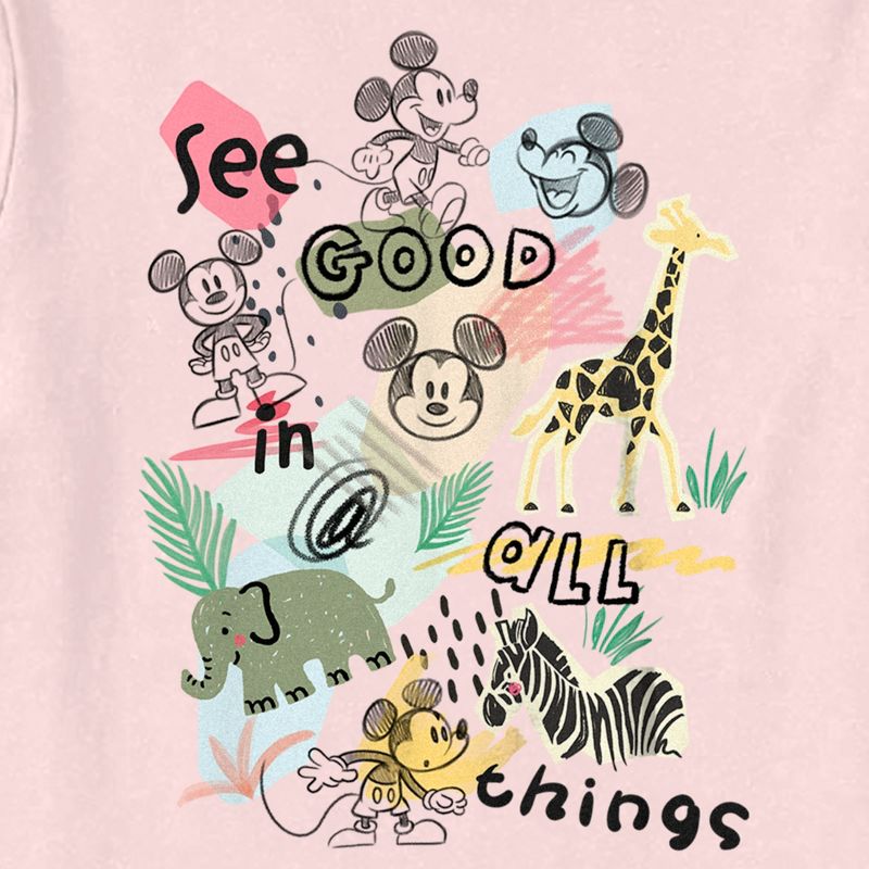 Toddler's Mickey & Friends See Good in All Things T-Shirt, 2 of 4