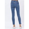 Women's Hi-waisted Dandelion Embroidery Skinny Jeans - Judy Blue - 3 of 4