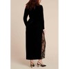ELOQUII Velvet And Lace Maxi Dress - 3 of 3