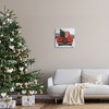 Stupell Industries Christmas Tree & Dog Red Truck Driving Snowy Scene Canvas Art - 3 of 4