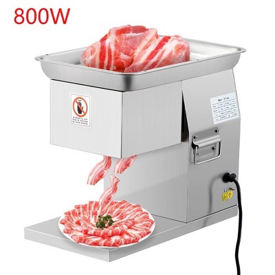 Commercial Meat Cutting Machine 500KG/H Meat Slicer Cutter 800W With 3mm Blade
