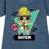 Girls' - LOL Surprise! - Cotton Candy Graphic Short Sleeve Fleece Dress - 2 of 4