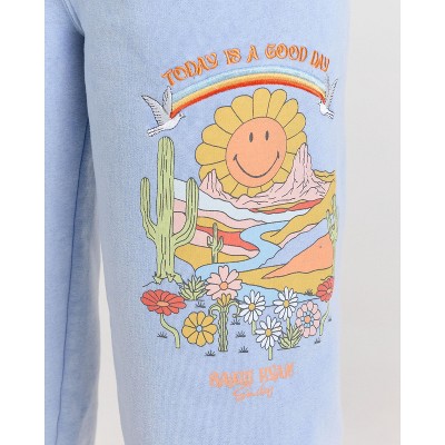 Samii Ryan | Smiley Mirage Sweatpants, Blue, X-Large, 5