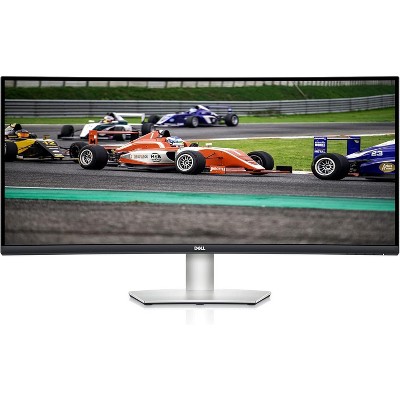 Manufacturer Refurbished Dell S3422DW 3440 x 1440 21:9 Curved Monitor, Silver